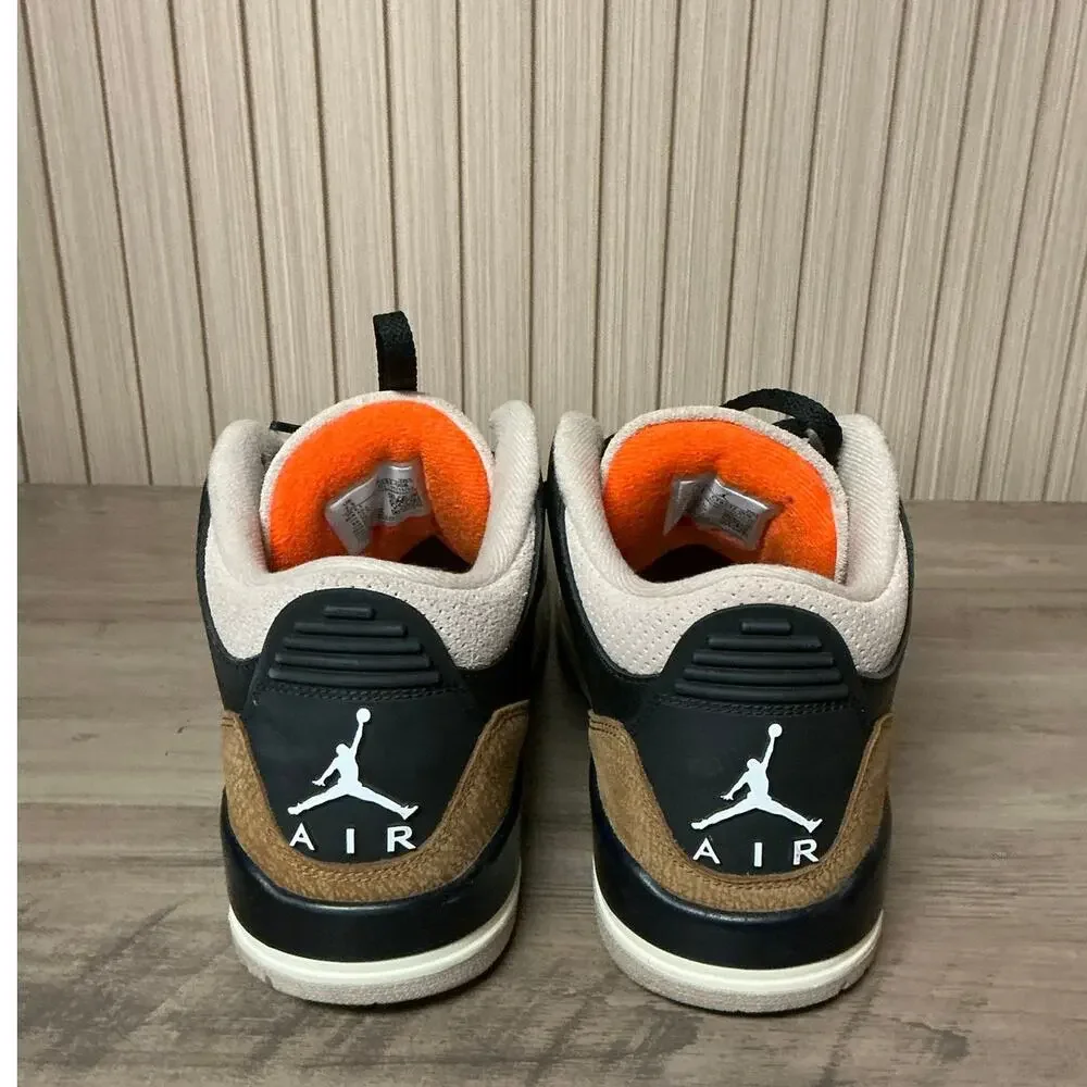 Jordan 3 Retro Desert Elephant Sneakers Men's Size 7.5